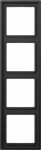 Frame 4-gang, dark aluminium, LS990 AL2984D | 4011377140127