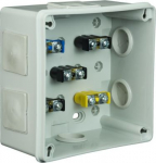 VP-053-53 Puszka n/t 118x118x68 IP55 6-wl dł.gum. z zac. popiel 61.168 | 5901769015081