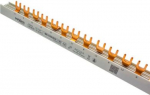 MCB busbar 16mm2, 3P+N (L1NL2NL3N) phase, fork type, 1m, 54 modules F55416 | 4752255016379