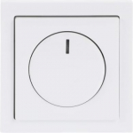 Consisting of Busch LED rotary dimmer 6523 U-102. Consisting of the cover plate with rotary knob 6540-84-102. Cover frame design future&reg; linear 1721-184K. 2CKA006512A0350 | 4011395263839