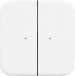 WaveLine Wall sensor 2-gang Wireless alpine white - Reflex SI 2CKA006730A0047 | 4011395149874