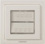 Insert/cover Without imprint Push button, Single push button 1P 1NO 0NC 1CO White - Zenit 2CLA300400N1101 | 8427238106601