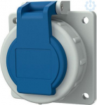 Panel mounted socket outlet with protective contact 17014 | 4015394288091