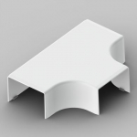 Branching cover round 8654RHF, white, halogen free - Accessories for angular trunking 8654RHF_HB | 8595568933843