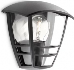Wall light Creek black 1x60W 230V base 60W IP44 915002790302 | 8718291443520