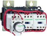 On mounting plate star delta starter, TeSys LC3-D, coil 230 V AC. range of product: TeSys - device short name: LC3D - product or component type: contactor - poles description: 3P - utilisation category: AC-3 - motor power kW: 37 kW at 220/230 V AC 50 ...