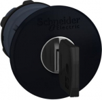 head for non illuminated push button, Harmony XB5, black, 40mm mushroom pushbutton, 22mm latching ke ZB5AS12 | 3389110906790