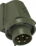 CEE-wall mounted plug 5x32A (3P+N+PE) 6h IP67 green 5252-6K.U | 9003399454356
