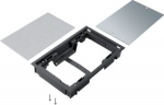 blind cover Q08 for 4 devices, flooring 12 mm, frame Polyamid deep black BDE04089005 | 4012002245187