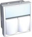 2xRJ45 socket outlet cat.6 UTP ALB45342