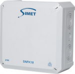 Junction box SNFK18 180x180x93mm IP66 HF grey with lid 83171002 | 5907813237584