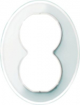Double frame, white glass, Renova WDE011409 | 3606480661136