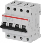 S204-C50 Miniature Circuit Breaker(MCB) 6kA C 50A 4P 2CDS254001R0504 | 4016779551106