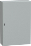 Spacial S3D plain door with mount.plate. H1200xW800xD300 IP66 IK10 RAL7035.. range of product: Spacial S3D - device application: multi-purpose - product or component type: compact enclosure - enclosure nominal height: 1200 mm - enclosure nominal widt ...