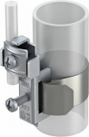 Earthing pipe clamp 3 / 8-4 " stainless steel V2A 5057523 | 4012195388647