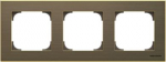 3-gang frame, 8573 OE, gold, Sky Niessen 2CLA857300A1201 | 8427238166704
