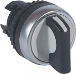 Osmoz non illuminated std handle selector switch - 2 stay-put positions - black 023903 | 3245060239039
