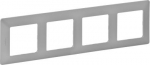 Plate Valena Life - 4 gang - aluminium 754134 | 3414970455093