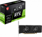MSI GeForce RTX 3050 LP E 6G OC | NVIDIA | 6 GB | GeForce RTX 3050 | GDDR6 | HDMI ports quantity 2 | PCI Express Gen 4 x16 (uses x8) GEFORCE RTX 3050 LP | 4711377265584