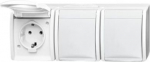 For horizontal installation. With screw-type terminals. Prewired with hinged lids, 2 P + E, 2CKA002084A0712 | 4011395079669