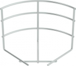 Horizontāls 90&deg; līkums sietveida renēm ar malas augstumu 105 mm. 6002370 | 4012195456230