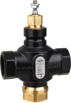 Venta V311T Globe Valve, 3-Way, PN16, Rp 1 1/4 Internal Thread, DN32, 16 Kvs, Nodular Iron, Brass pl 7311737000 | 3606489658731