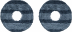 Anker Eufy | 2-Pack Vacuum Mop Replacement Pads, Compatible C20 Series Robot Vacuums | Gray/Blue T290E1G0 | 194644299019