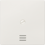 Rocker switch, with screw fastening and window for lamp, 55x55mm, titanium white, DELTA i-system 5TG6260 | 4001869271644