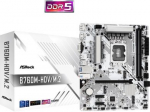 Mainboard ASROCK Intel B760 Express LGA1700 Micro-ATX Memory DDR5 Memory slots 2 2xPCI-Express 3.0 1x 1xPCI-Express 4.0 16x 1xM.2 1x15pin D-sub 1xHDMI 1xDisplayPort 1xAV-In 1xAV-out 1xMicrophone 2xUSB 2.0 3xUSB 3.2 1xUSB-C 1xRJ45 B760M-HDV/M.2 B760M- ...