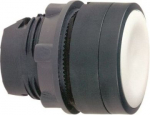 Head for non illuminated push button, Harmony XB5, XB4, white flush pushbutton 22mm spring return un ZB5AA14 | 3389110134728