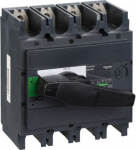 switch disconnector, Compact INS500, 500A, standard version with black rotary handle, 4 poles 31113 | 3303430311133