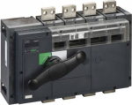 Visible break switch-disconnector Compact INV1000, 1000A, 4p. range: Compact - product name: INV1000 - poles description: 4P - network type: AC, DC - network frequency: 50/60 Hz - [Ie] rated operational current: AC-21A: 1000 A AC 50/60 Hz 220/240 V,  ...