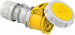 CEE connector 3x16A (2P+PE) 4h IP67 SHARK with cap yellow 2132-4 | 9003399130243