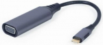 I/O Adapter USB-C TO VGA, grey A-USB3C-VGA-01 | 8716309121378