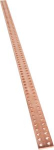 Perforated copper rail, quadro.system, M6 50x5 L1750 mm UC844 | 3250616138445