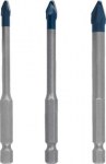 HardCeramic HEX-9 Drill bit set for masonry (3pcs.) 2608900595 | 6949509232472
