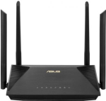 Asus | Wireless AX1800 Dual Band Gigabit Router, UK | RT-AX53U | 1201+600 Mbit/s | Mbit/s | Ethernet LAN (RJ-45) ports 4 | Mesh Support No | MU-MiMO Yes | No mobile broadband | Antenna type  External antenna x 4 | 36 month(s) 90IG06P0-M03500 | 471108 ...