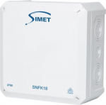 Junction box SNFK18 180x180x93mm IP66 HF white with lid 83171006 | 5907813237621