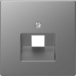 Cover plate for data outlet 1xRJ45, stainles steel, D-Life MTN4521-6036 | 3606480889820