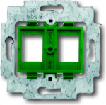 1810 Mounting plate 2xRJ, green 2CKA001753A9974 | 4011395174470