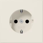 Socket outlet 16A/250V, grounded, screwless, beige, LS LS1520 | 4011377062993