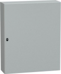 Spacial S3D plain door with mount.plate. H1200xW1000xD300 IP66 IK10 RAL7035.. range of product: Spacial S3D - device application: multi-purpose - product or component type: compact enclosure - enclosure nominal height: 1200 mm - enclosure nominal wid ...