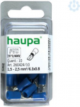 Flat terminals 1.5-2.5/6.3, blue, 10 pieces 260424/10 | 4011923582029
