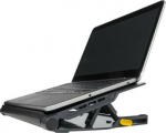 Targus Stand | Chill Mat with 4 USB-A Port Hub - for up to 16-inch Laptops | Black/Grey AWE81EU | 5051794009002