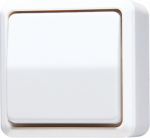 2-way switch, surface, 10AX/250V, 61x61x40mm, white, AP600 606AWW | 4011377856004