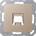 Cover plate 1xRJXX, champagne A500 A1569-1WECH | 4011377177390