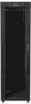 Lanberg | Rack cabinet 19" free-standing 42U/600x800 (flat pack) with glass door, LCD | FF01-6842-12BL | Black FF01-6842-12BL | 5901969430431