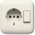 DP (2 P + E) Rocker Switch 10 A, 250 V. 1gang 2way 2CKA001611A0102 | 4011395064504