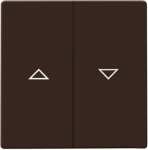 As cover for flush-mounted blind control switch/push switch. screwable (fixing element) Delivered with sealing ring. For inserts 2000/4 and 2020/4 US. IP 44 only in conjunction with cover frames All Weather 44. 2CKA001731A1970 | 4011395103753