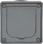Upper part of housing and hinged lid made of diecast aluminium.   Installation housing made from extra-durable high-performance plastic.   With 2 M 20 entries.   Wall-flush installation.   Not suitable for hollow wall installation 2CKA002011A3871 | 4 ...